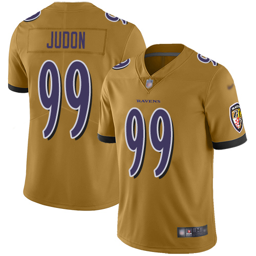 Baltimore Ravens Limited Gold Men Matt Judon Jersey NFL Football 99 Inverted Legend